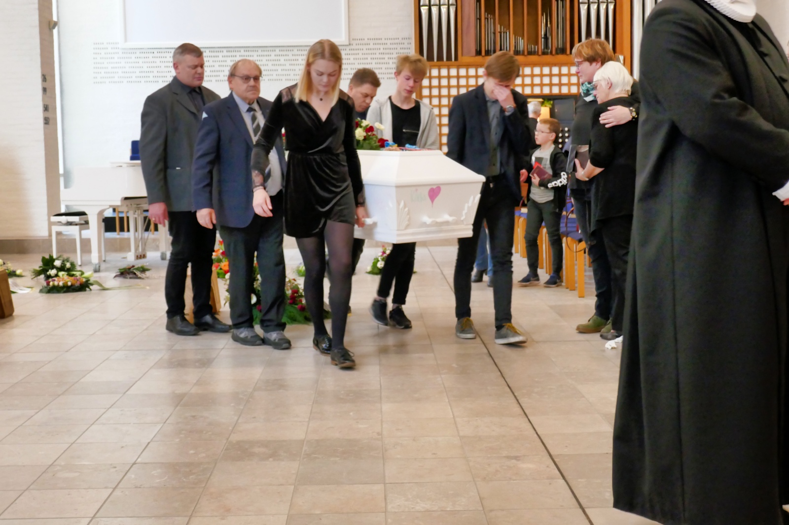 Michael Linnebjergs begravelse